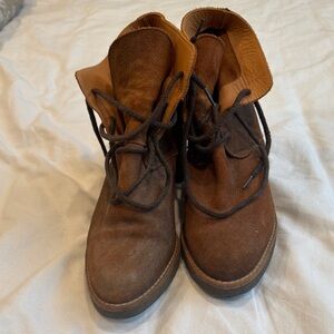 Miista Brown Suede Women’s Boots Anthropologie